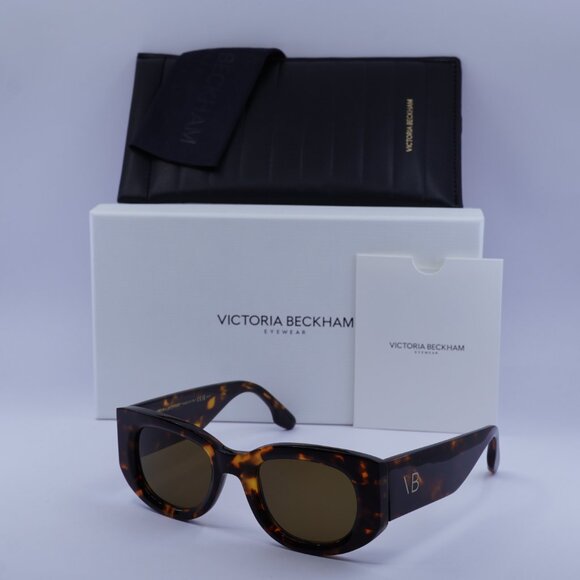 Victoria Beckham VB654S 234 Oval Sunglasses – Havana/Brown - Picture 5 of 11